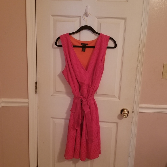 Lane Bryant Dresses & Skirts - Hot pink lace dress